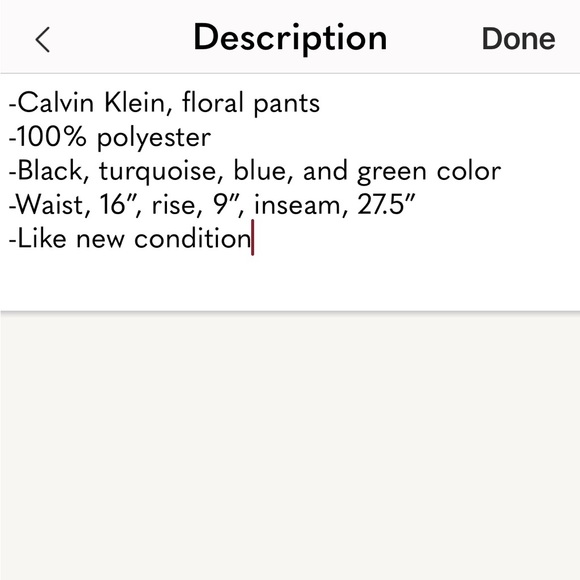 Calvin Klein pants, size 6 - Picture 13 of 13